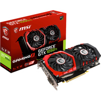 Видеокарта MSI Geforce GTX 1050 TI Gaming X 4GB GDDR5 [GTX 1050 TI GAMING X 4G]
