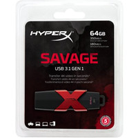 USB Flash Kingston HyperX Savage 64GB [HXS3/64GB]