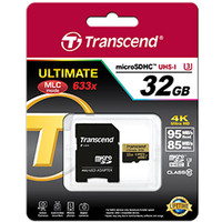 Карта памяти Transcend microSDHC Ultimate 633x UHS-I U3 (Class 10) 32GB (TS32GUSDU3)