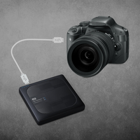 Внешний жесткий диск WD My Passport Wireless Pro 2TB [WDBP2P0020BBK]