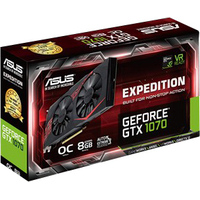 Видеокарта ASUS Expedition GeForce GTX 1070 OC 8GB GDDR5 [EX-GTX1070-O8G]