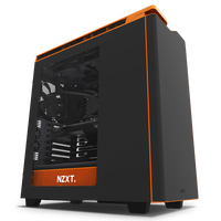 Корпус NZXT H440 Matte Black/Orange [CA-H442W-M0]