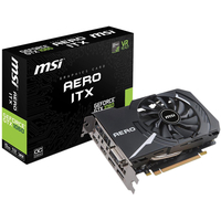 Видеокарта MSI GeForce GTX 1060 Aero ITX OC 6GB GDDR5 [GTX 1060 AERO ITX 6G OC]