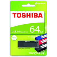 USB Flash Toshiba U302 64GB (черный) [THN-U302K0640M4]