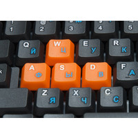 Клавиатура Dialog KS-020U Black-Orange