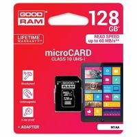 Карта памяти GOODRAM microSDXC (Class 10) UHS-I 128GB + адаптер [M1AA-1280R11]