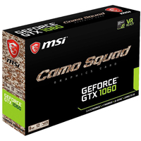 Видеокарта MSI GeForce GTX 1060 Camo Squad 6GB GDDR5 [GTX 1060 CAMO SQUAD 6G]