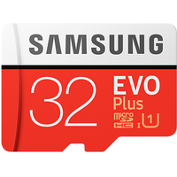 Карта памяти Samsung EVO+ microSDHC 32GB + адаптер [MB-MC32GA]