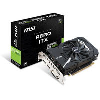 Видеокарта MSI GeForce GTX 1050 Ti Aero ITX OCV1 4GB GDDR5
