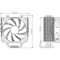 Кулер для процессора DeepCool GAMMAXX 400 Red