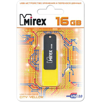 USB Flash Mirex Color Blade City 16GB (желтый) [13600-FMUCYL16]