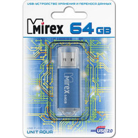 USB Flash Mirex UNIT AQUA 64GB (13600-FMUAQU64)