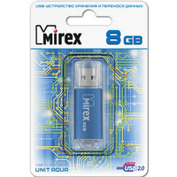 USB Flash Mirex UNIT AQUA 8GB (13600-FMUAQU08)