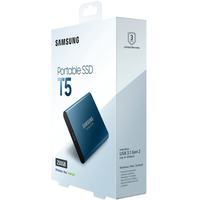 Внешний жесткий диск Samsung T5 500GB (синий)