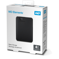 Внешний жесткий диск WD Elements Portable 4TB WDBU6Y0040BBK