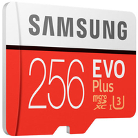 Карта памяти Samsung EVO Plus microSDXC UHS-I, U3 + адаптер 256GB (MB-MC256GA)
