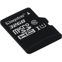 Карта памяти Kingston Canvas Select SDCS/32GBSP microSDHC 32GB