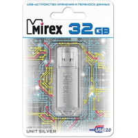 USB Flash Mirex Unit Silver 32GB [13600-FMUUSI32]