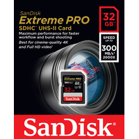 Карта памяти SanDisk Extreme PRO UHS-II SDHC 32GB [SDSDXPK-032G-GN4IN]