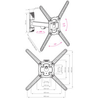 Кронштейн Kromax ATLANTIS-10 (белый)