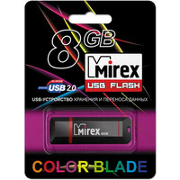 USB Flash Mirex KNIGHT BLACK 8GB (13600-FMUKNT08)