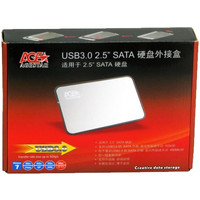 Бокс для жесткого диска AgeStar 3UB2A8-6G Silver