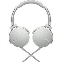 Наушники с микрофоном Sony MDR-XB550APW (белый)
