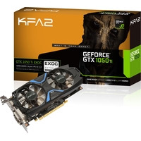 Видеокарта KFA2 GeForce GTX 1050 Ti EXOC 4GB GDDR5 (черный) 50IQH8DVN6EK