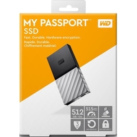 Внешний жесткий диск WD My Passport SSD 512GB WDBKVX5120PSL