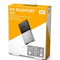 Внешний жесткий диск WD My Passport SSD 512GB WDBKVX5120PSL
