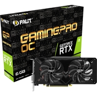 Видеокарта Palit GeForce RTX 2060 GamingPro OC 6GB GDDR6 NE62060T18J9-1062A