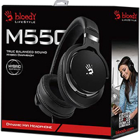 Наушники A4Tech Bloody M550 (черный/серый)