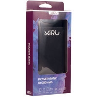 Портативное зарядное устройство Miru LP-1008B (черный)