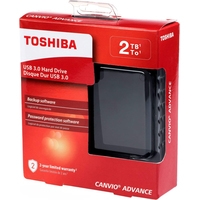 Внешний накопитель Toshiba Canvio Advance HDTC920EK3AA 2TB (черный)