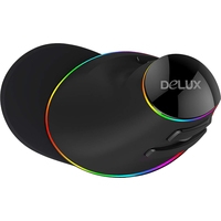 Вертикальная мышь Delux M618 Plus RGB