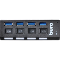 USB-хаб Buro BU-HUB4-U3.0-L