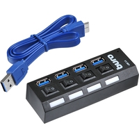 USB-хаб Buro BU-HUB4-U3.0-L