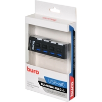 USB-хаб Buro BU-HUB4-U3.0-L