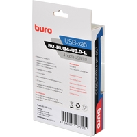 USB-хаб Buro BU-HUB4-U3.0-L