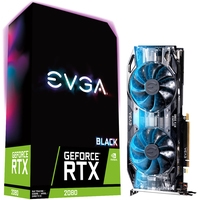 Видеокарта EVGA GeForce RTX 2080 Black Edition Gaming 8GB GDDR6 08G-P4-2081-KR