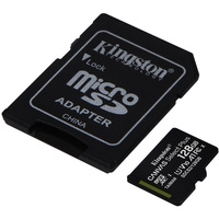 Карта памяти Kingston Canvas Select Plus microSDXC 128GB (с адаптером) SDCS2/128GB