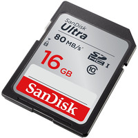 Карта памяти SanDisk SDHC (Class 10) 16GB [SDSDUNC-016G-GN6IN]