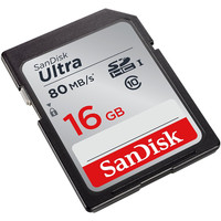 Карта памяти SanDisk SDHC (Class 10) 16GB [SDSDUNC-016G-GN6IN]