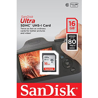 Карта памяти SanDisk SDHC (Class 10) 16GB [SDSDUNC-016G-GN6IN]