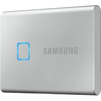 Внешний накопитель Samsung T7 Touch 500GB (серебристый)