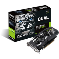 Видеокарта ASUS Dual series GeForce GTX 1050 Ti OC 4GB GDDR5