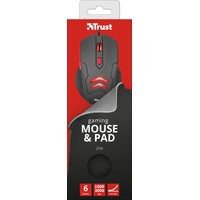 Игровая мышь Trust Ziva gaming mouse with mouse pad 21963