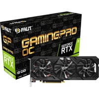 Видеокарта Palit GeForce RTX 2070 Super GP OC 8GB GDDR6 NE6207ST19P2-186T