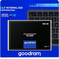 SSD GOODRAM CL100 Gen. 3 960GB SSDPR-CL100-960-G3