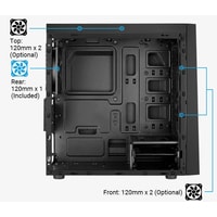 Корпус AeroCool Bolt Mini Tempered Glass (Bolt Mini-G-BK-v1)